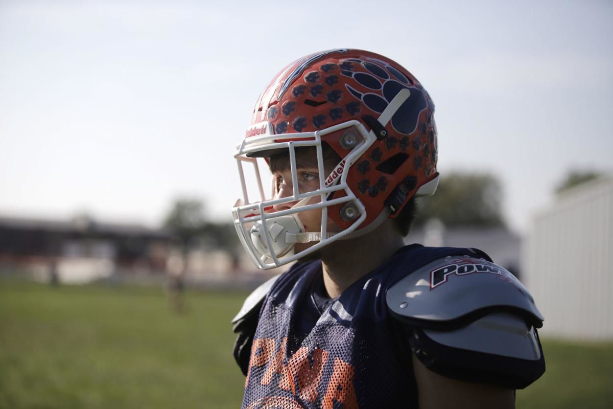 Like a rock: Lane Perry is the bedrock of Pana's offense and defense